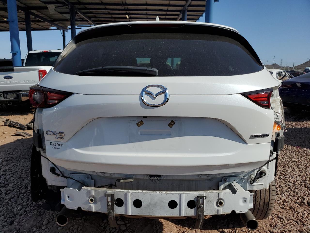 VIN: JM3KFBDM1L1757351 | MAZDA CX-5 2020 GRAND WHITE 2.5L 4 free