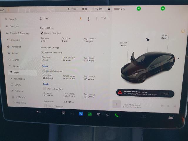 2022 TESL MODEL 3 PE