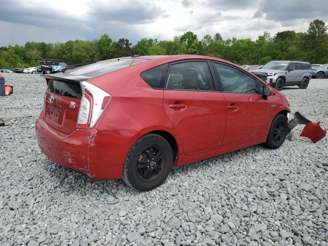  TOYOTA PRIUS 2015 Red