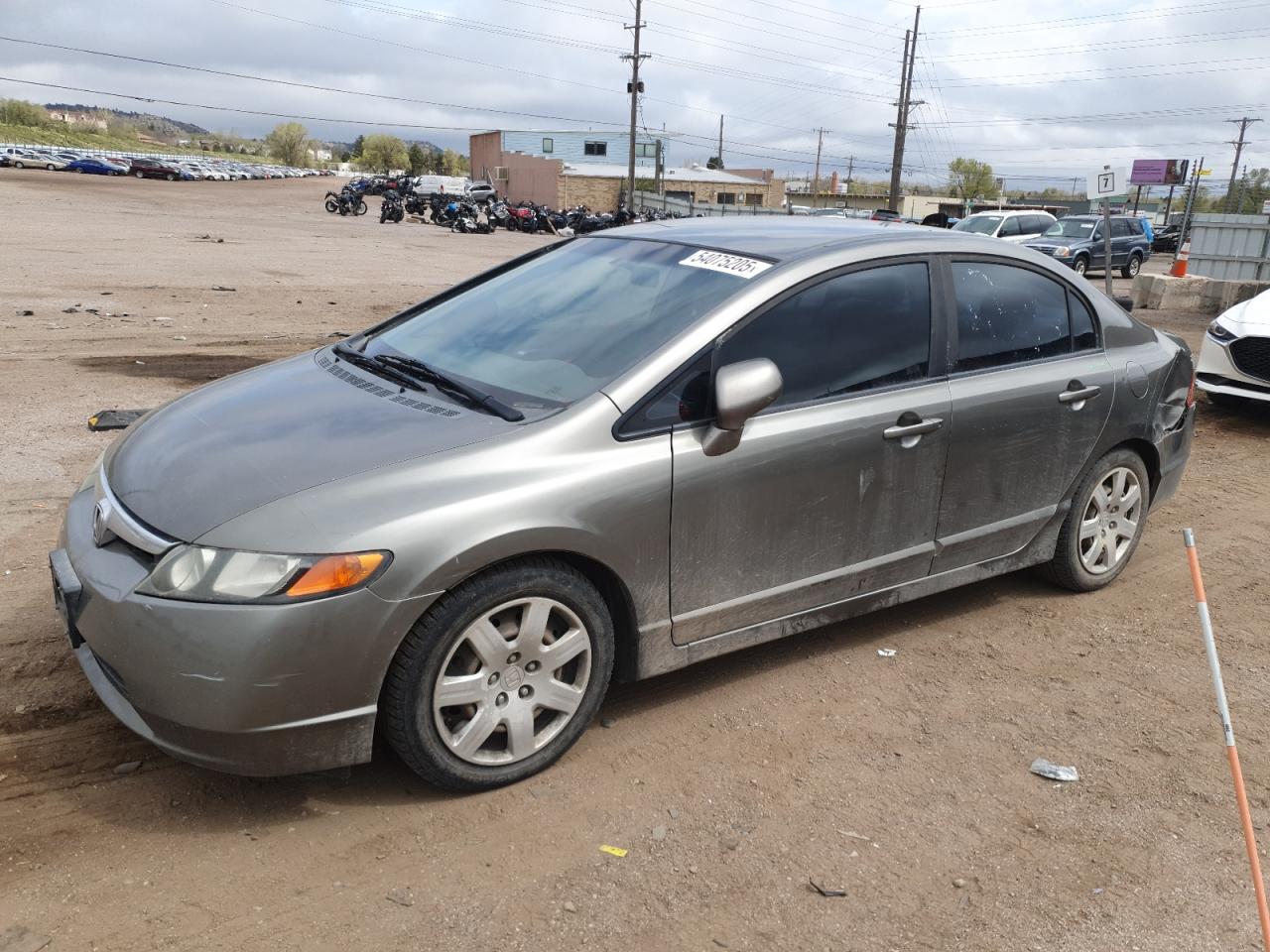 2008 Honda Civic Lx на продаже в Colorado Springs, CO - Rear End