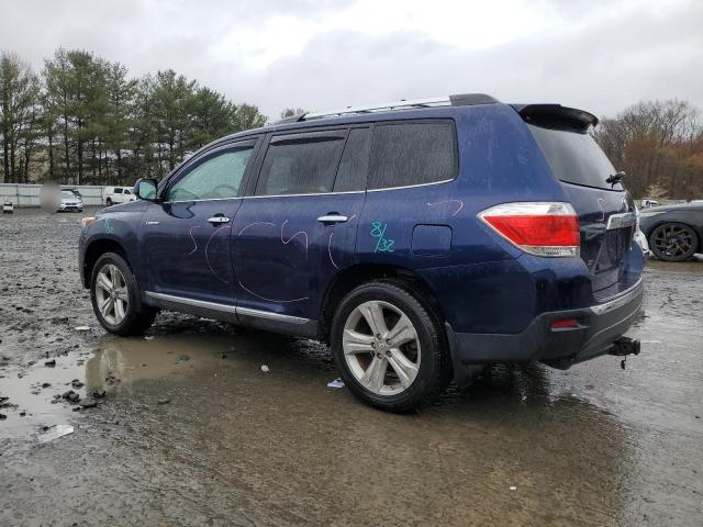  TOYOTA HIGHLANDER 2013 Granatowy