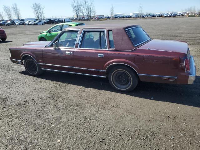 1986 LINCOLN TOWN CAR 