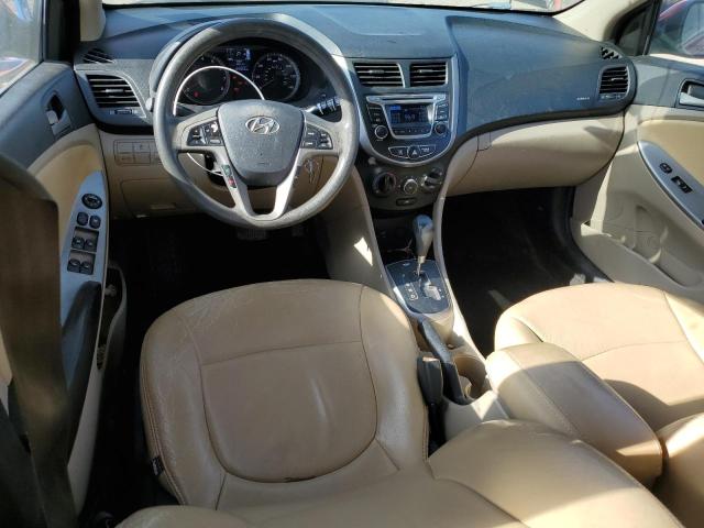  HYUNDAI ACCENT 2016 Красный