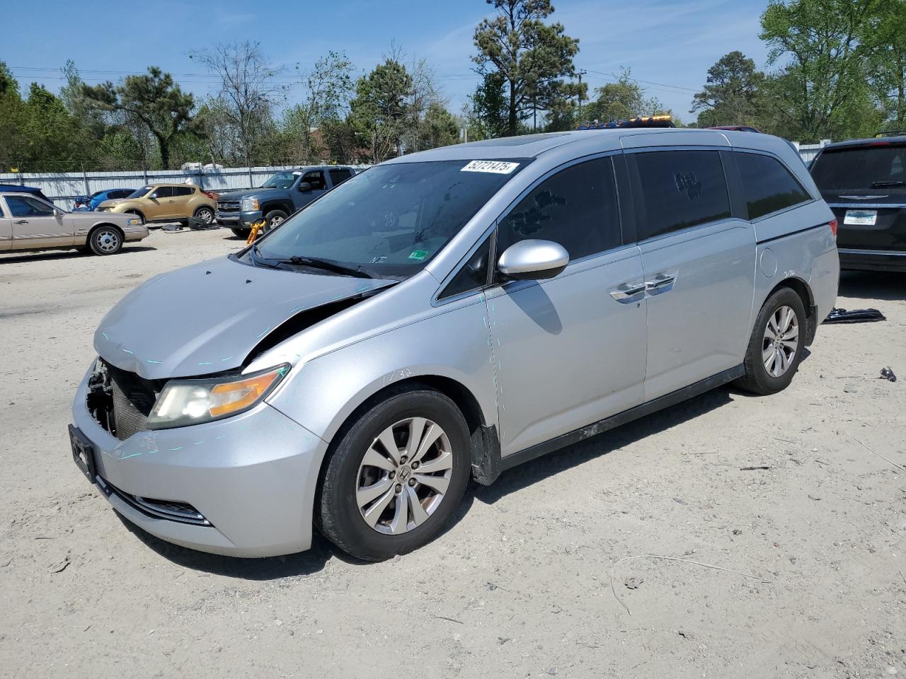2015 Honda Odyssey Exl for Sale in Hampton, VA - Front End