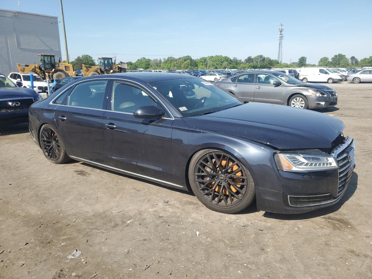 2015 Audi A8 L Quattro VIN: WAU3GAFD2FN039318 Lot: 54906635
