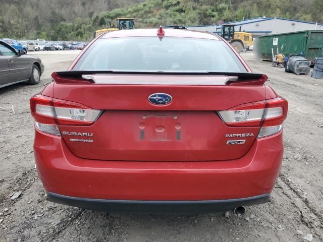  SUBARU IMPREZA 2018 Red