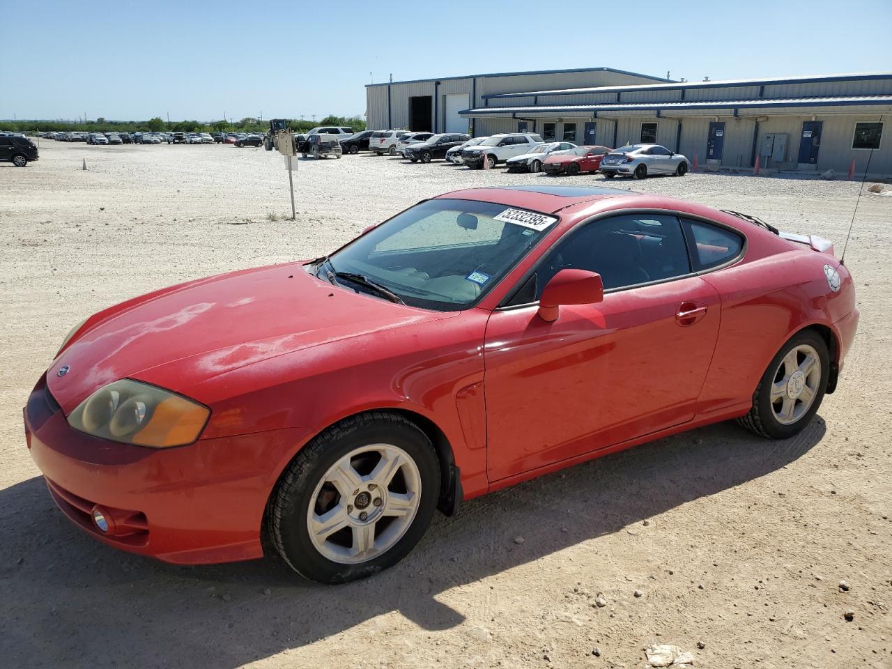 2003 Hyundai Tiburon Gt на продаже в San Antonio, TX - Hail