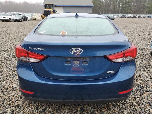  HYUNDAI ELANTRA 2015 Granatowy