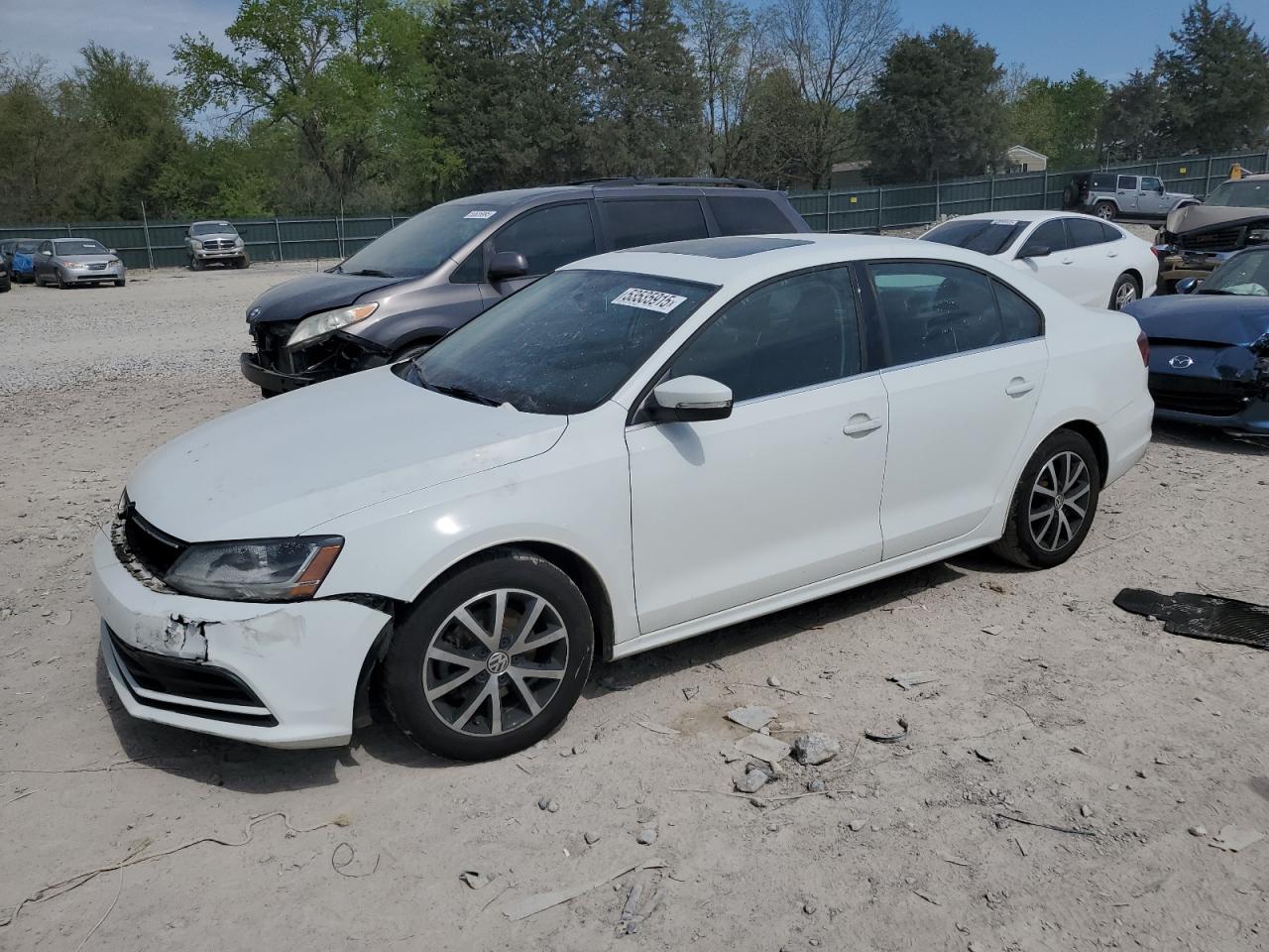2017 Volkswagen Jetta Se на продаже в Madisonville, TN - Front End