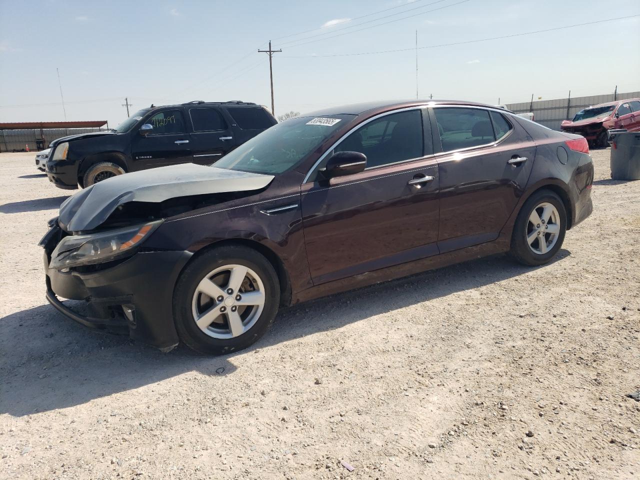 2014 Kia Optima Lx na sprzedaż w Andrews, TX - Front End