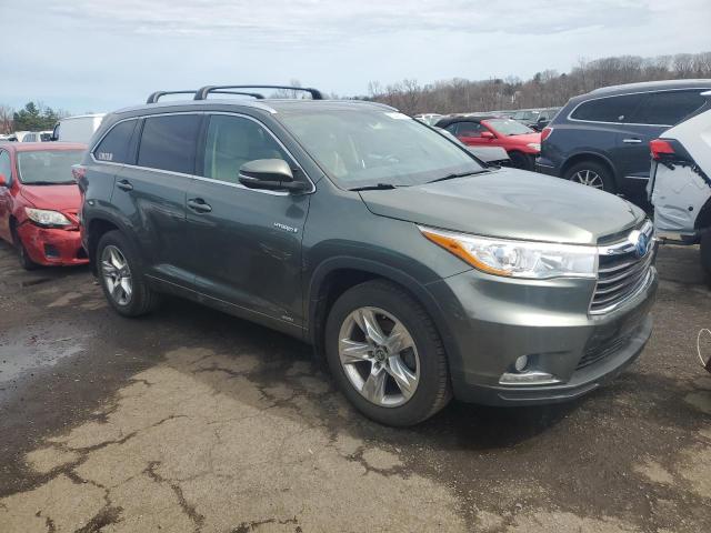 TOYOTA HIGHLANDER 2016 Зеленый