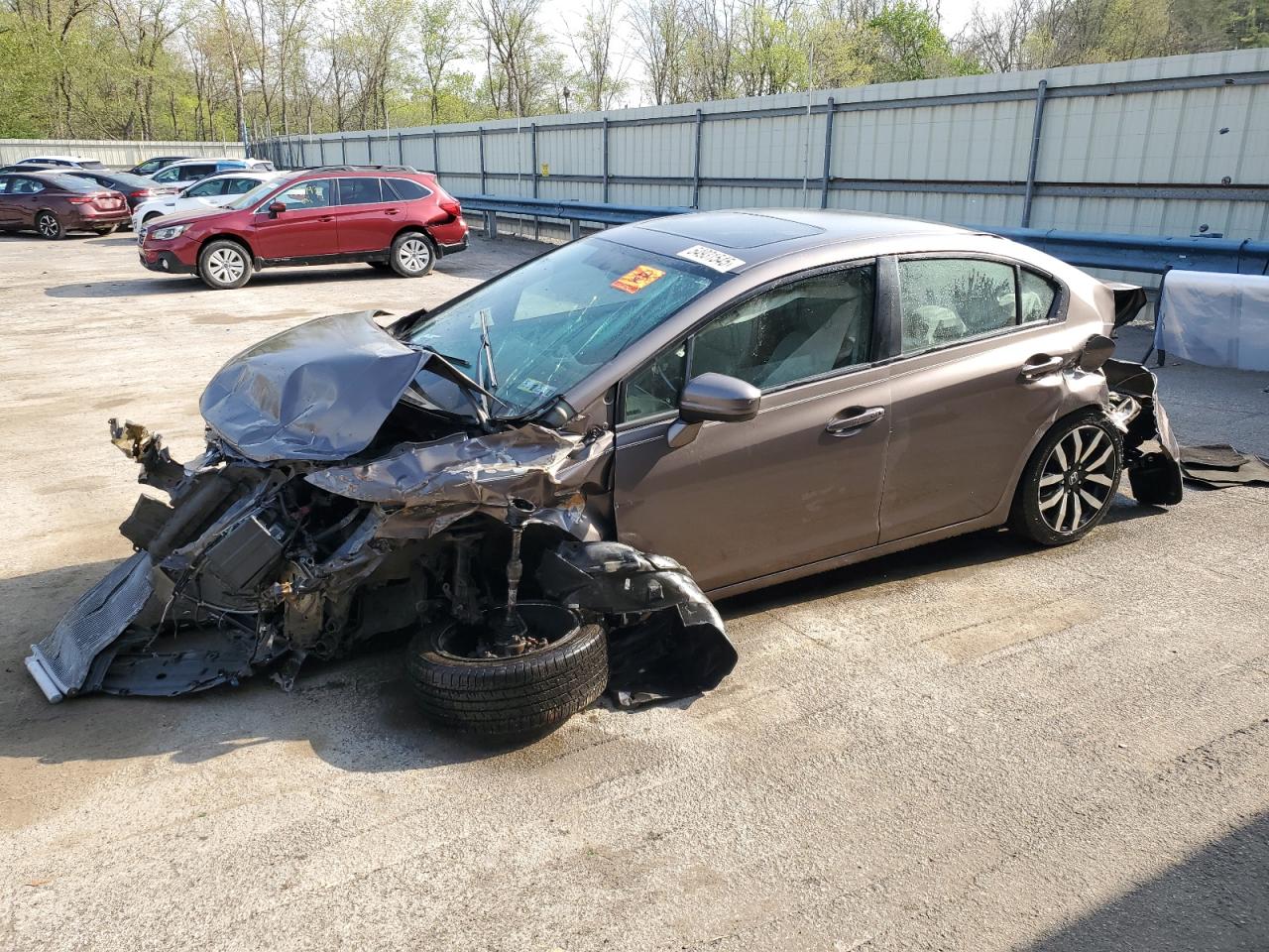2015 Honda Civic Exl for Sale in Ellwood City, PA - All Over