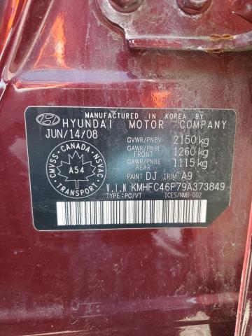 2009 HYUNDAI AZERA SE