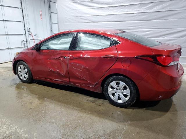 HYUNDAI ELANTRA 2016 Бургунди
