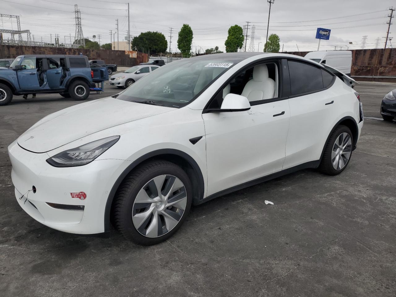 2021 Tesla Model Y იყიდება Wilmington-ში, CA - Rear End