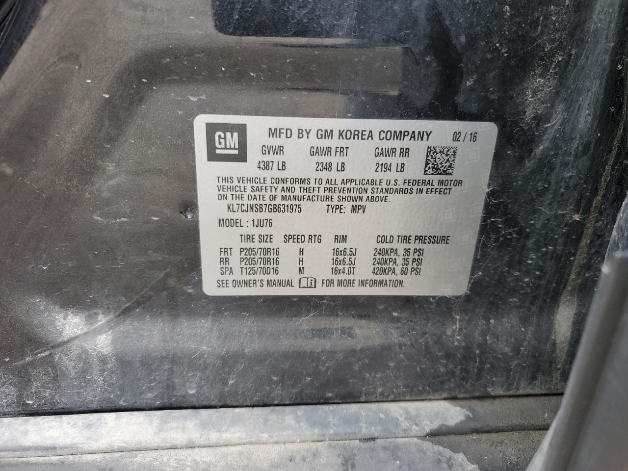 2016 Chevrolet Trax - Image 14