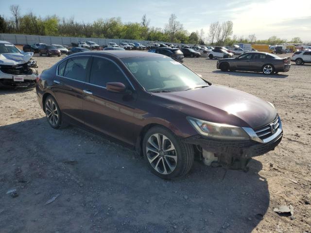 Седаны HONDA ACCORD 2014 Бордовый