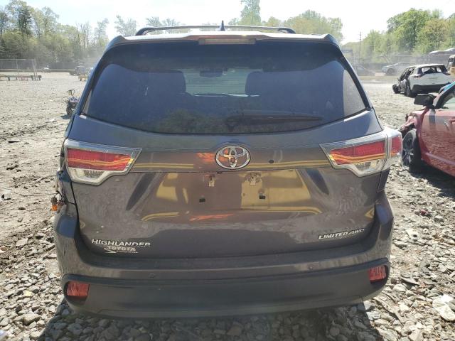  TOYOTA HIGHLANDER 2016 Szary