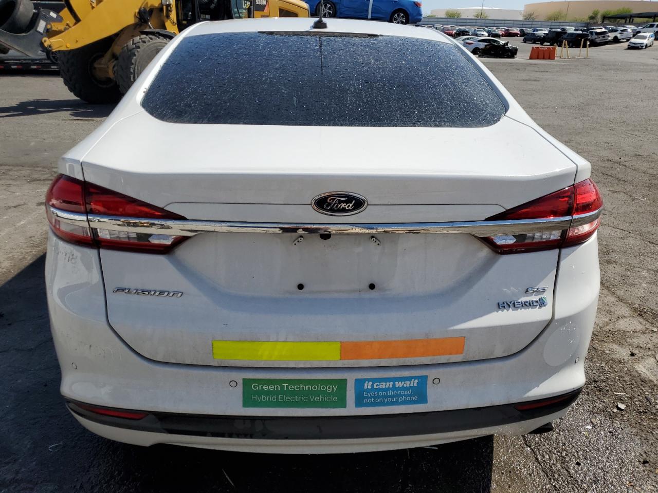 2018 Ford Fusion Se Hybrid VIN: 3FA6P0LU9JR281873 Lot: 54035725