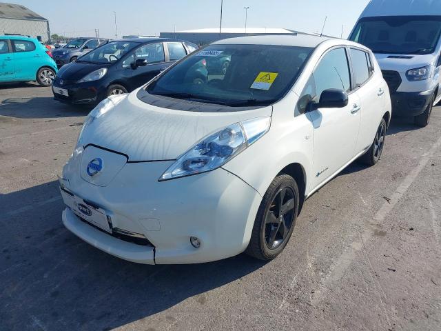 2017 NISSAN LEAF BLACK for sale at Copart CHESTER