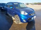 2014 NISSAN MICRA TEKN for sale at Copart PETERLEE
