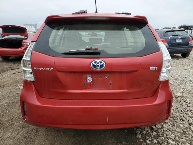 TOYOTA PRIUS 2014 Red