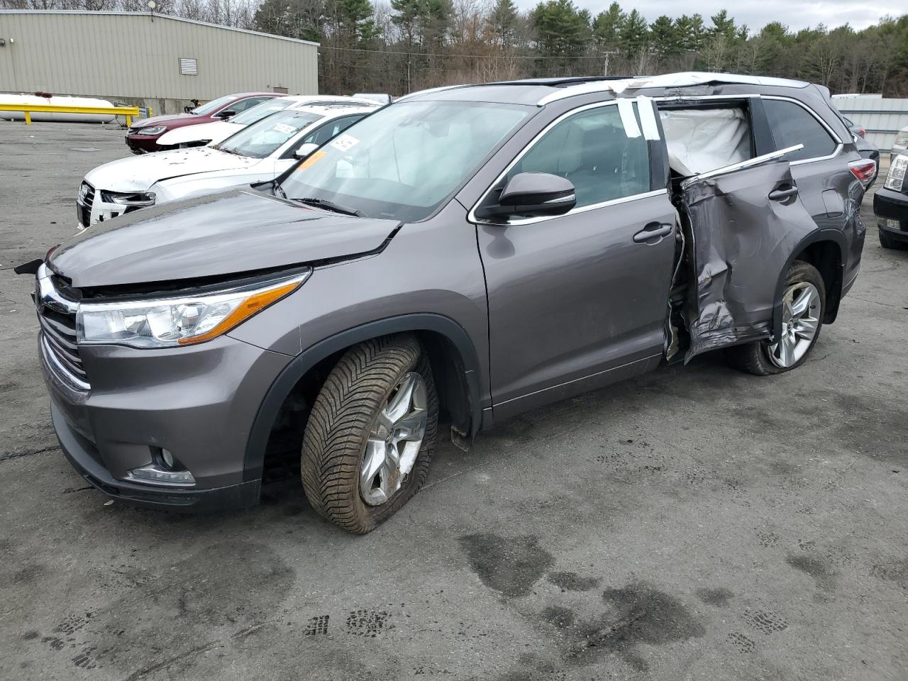 2016 Toyota Highlander Limited en Venta en Exeter, RI - All Over