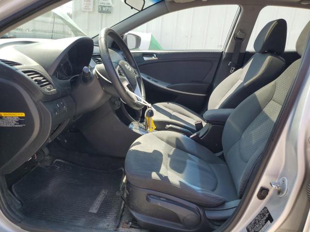 Hatchbacks HYUNDAI ACCENT 2013 Srebrny