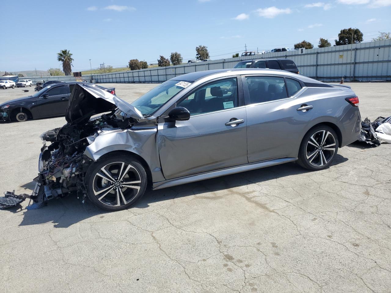 2021 Nissan Sentra Sr იყიდება Martinez-ში, CA - Front End