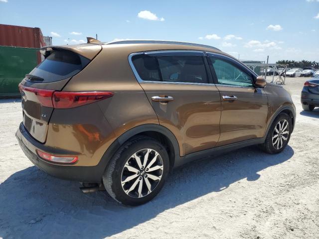  KIA SPORTAGE 2017 Brown