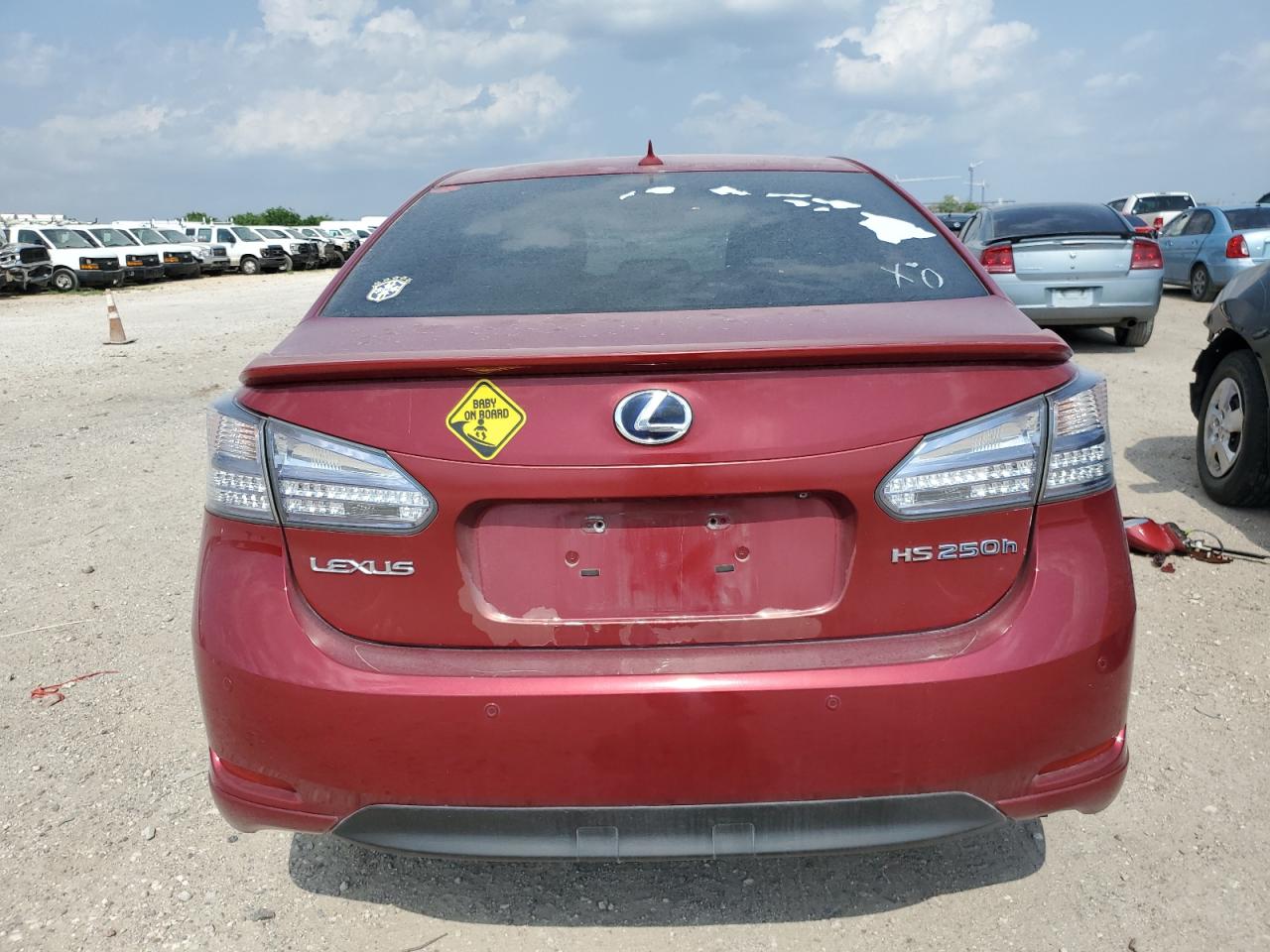 2010 Lexus Hs 250H VIN: JTHBB1BA6A2010860 Lot: 54854025