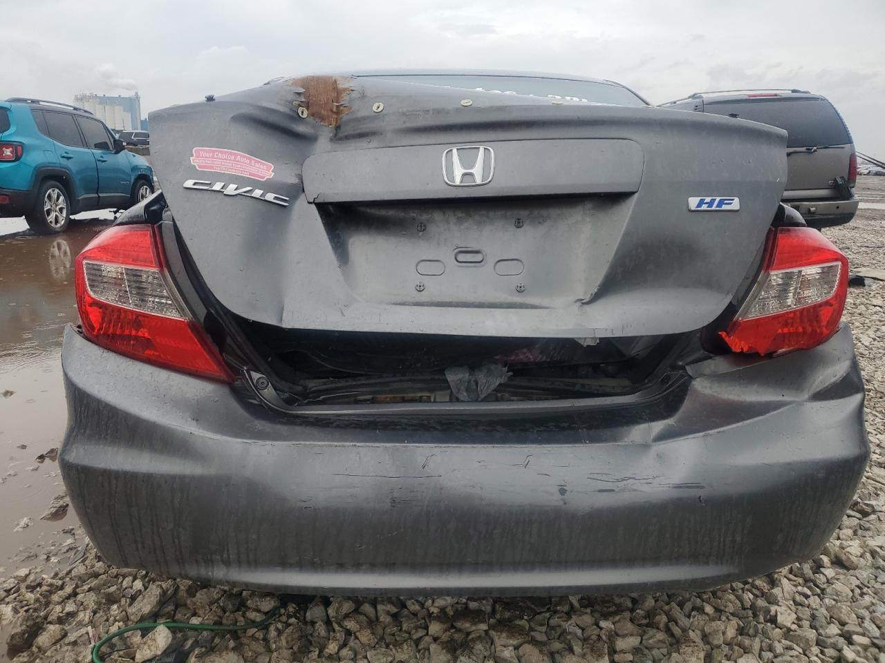 2012 Honda Civic Hf VIN: 2HGFB2F61CH520009 Lot: 51500215