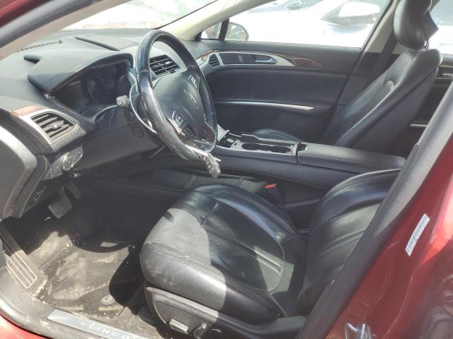  LINCOLN MKZ 2016 Czerwony