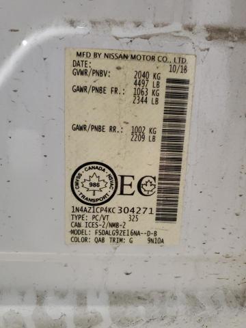 2019 NISSAN LEAF S