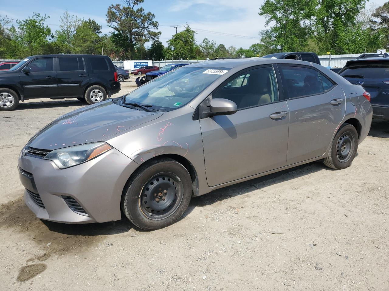2015 Toyota Corolla Eco en Venta en Hampton, VA - Side