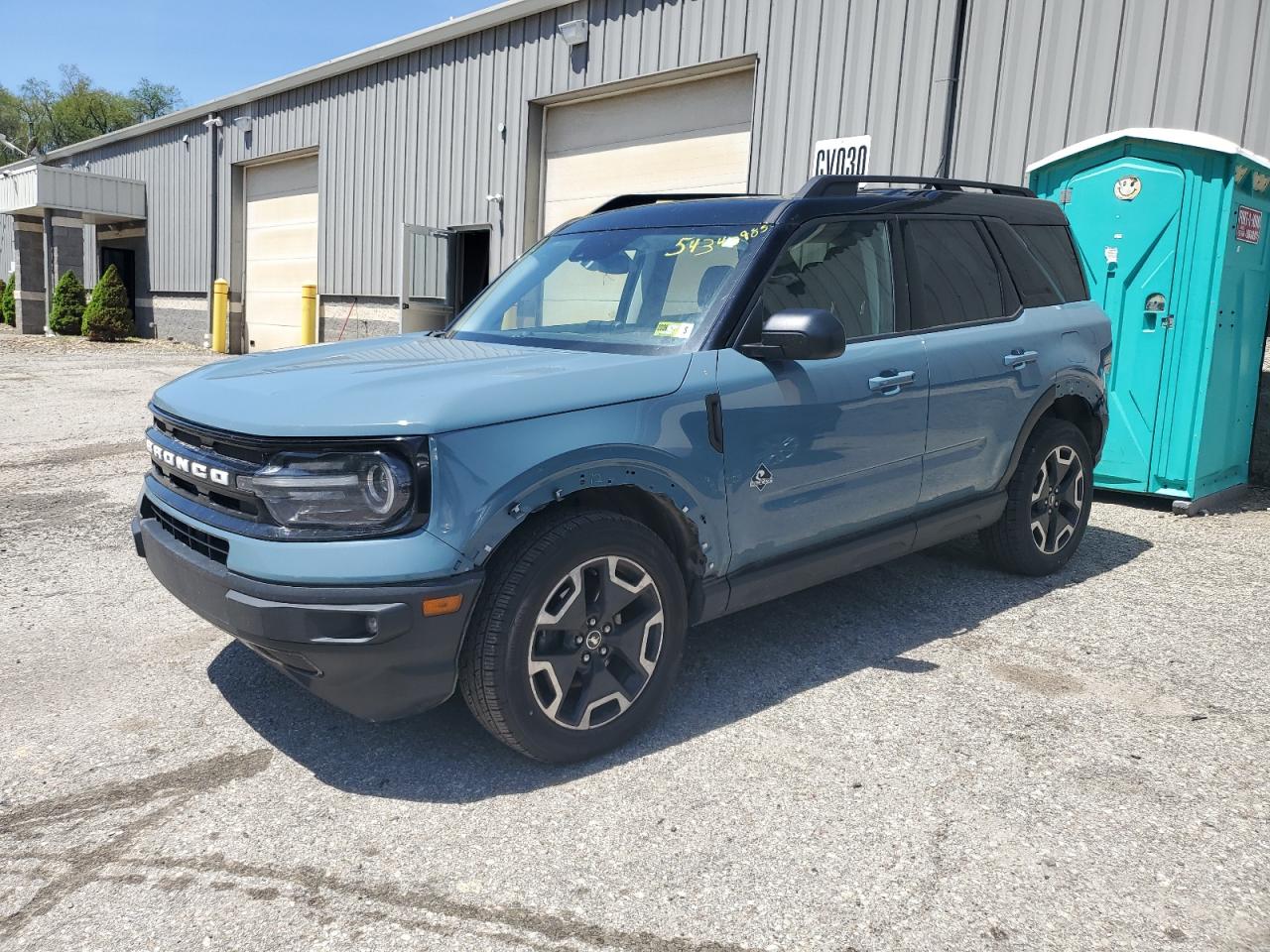 2021 Ford Bronco Sport Outer Banks zu verkaufen in West Mifflin, PA - Rear End