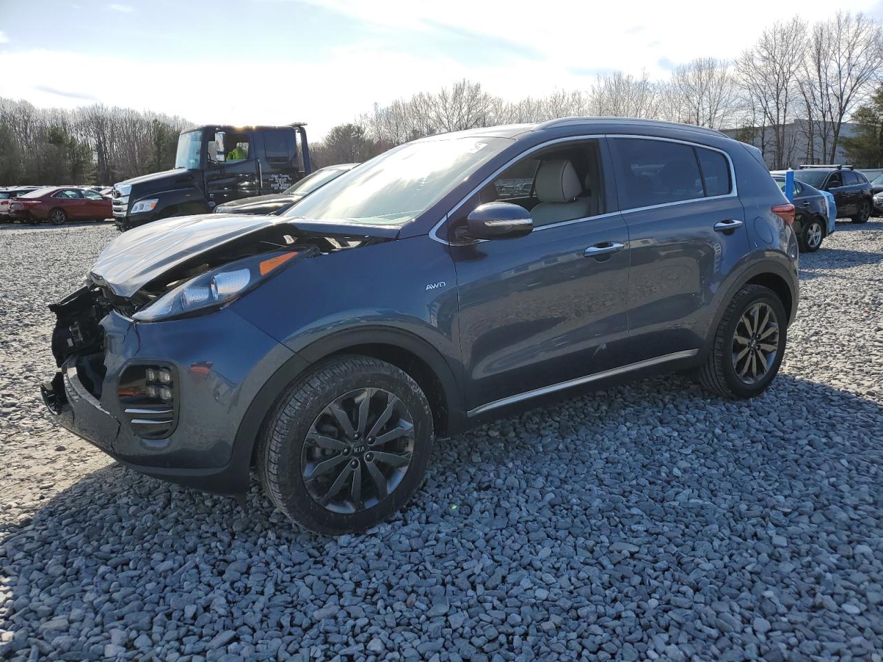 2019 Kia Sportage Ex на продаже в North Billerica, MA - Front End