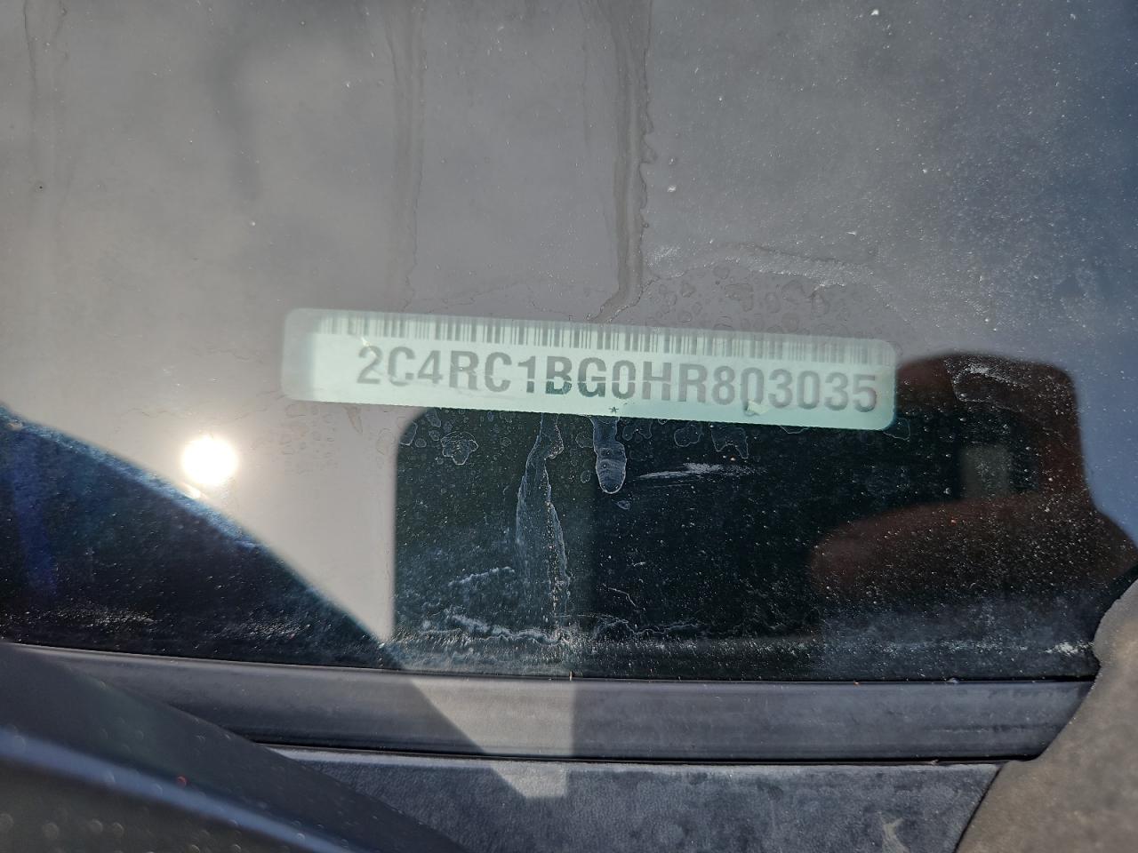 2017 Chrysler Pacifica Touring L VIN: 2C4RC1BG0HR803035 Lot: 54322795