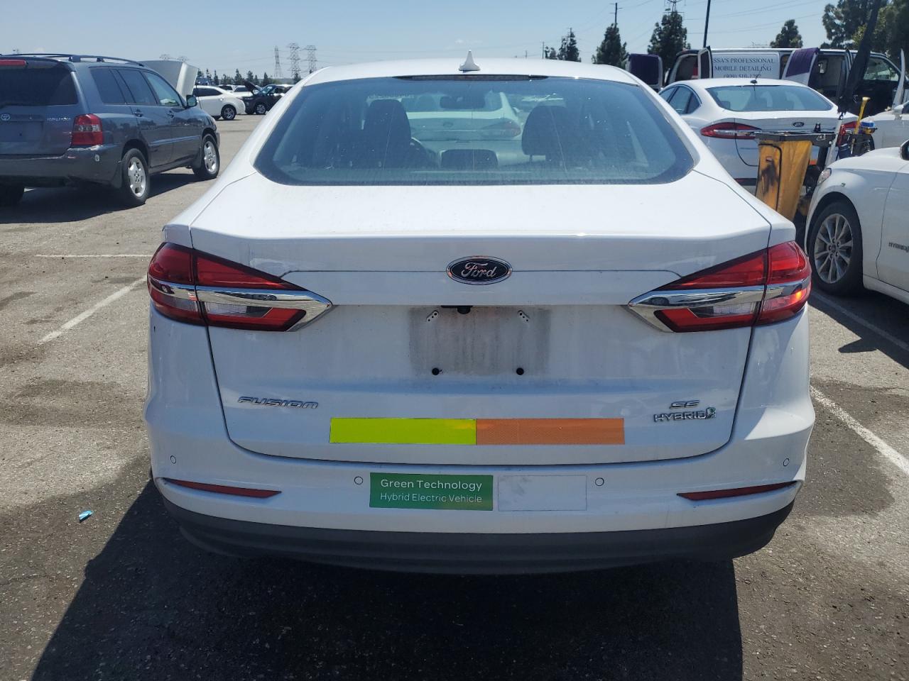 2019 Ford Fusion Se VIN: 3FA6P0LU1KR263983 Lot: 54038225