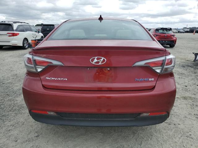  HYUNDAI SONATA 2016 Красный