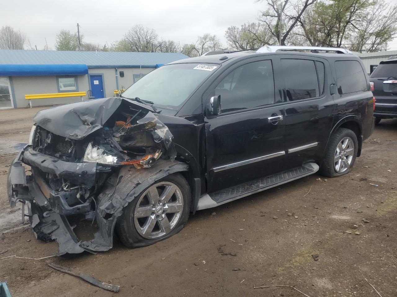 2013 Nissan Armada Platinum للبيع في Wichita، KS - Front End