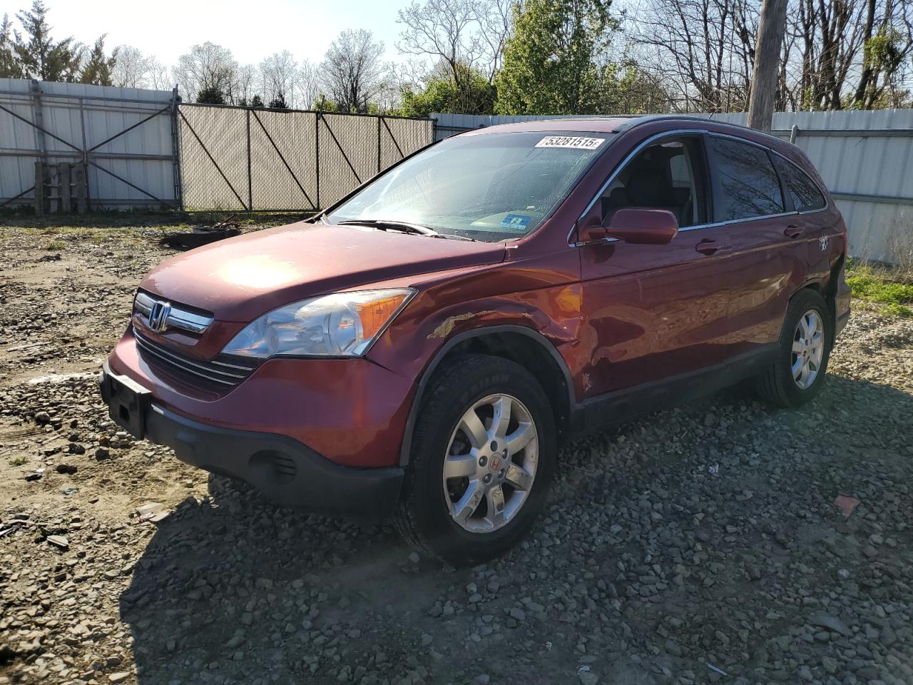 2008 Honda Cr-V Ex VIN: JLHRE58718C048119 Lot: 53281515