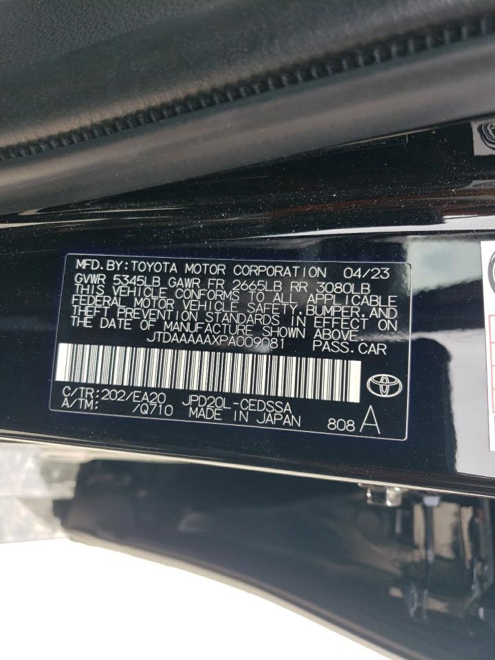 2023 Toyota Mirai Xle VIN: JTDAAAAAXPA009081 Lot: 50573035