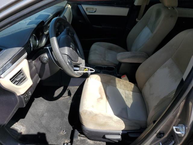  TOYOTA COROLLA 2016 Серебристый