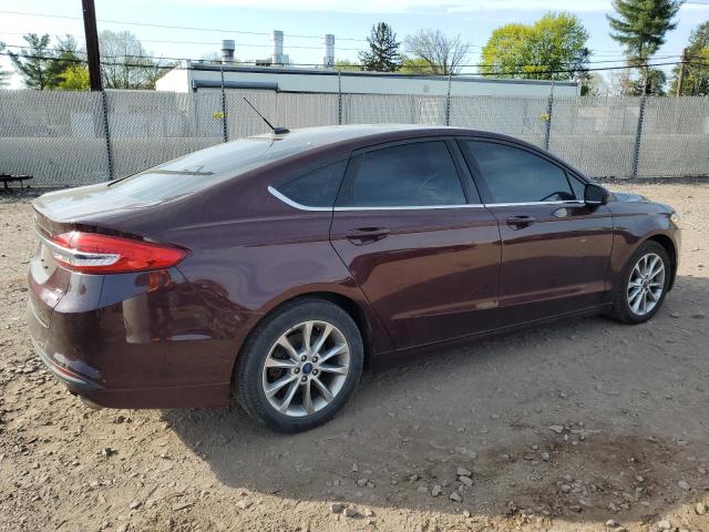 Sedans FORD FUSION 2017 Burgundy