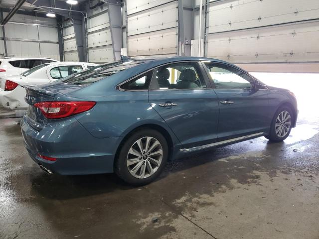  HYUNDAI SONATA 2015 Синий