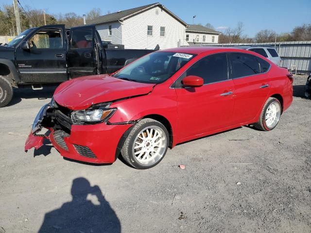  NISSAN SENTRA 2017 Красный