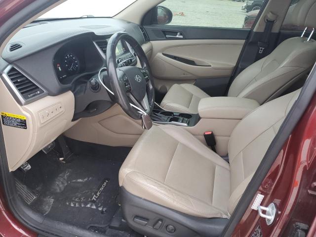 Parquets HYUNDAI TUCSON 2017 Czerwony