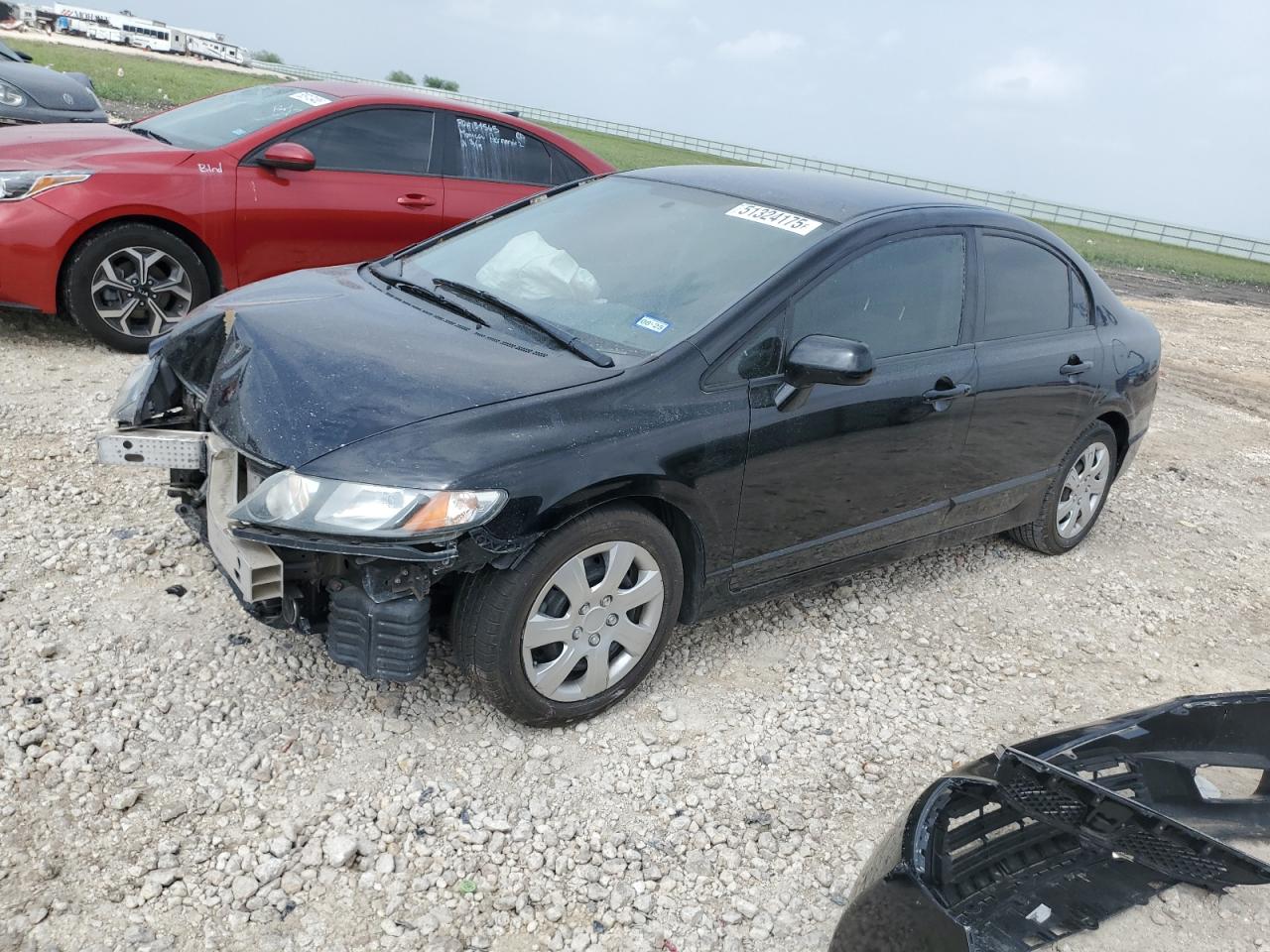 2011 Honda Civic Lx للبيع في Temple، TX - Front End