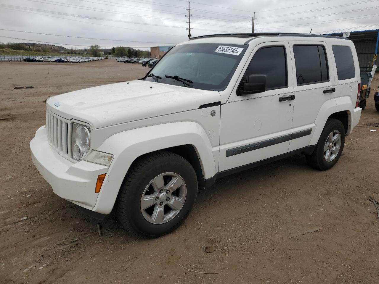 2010 JEEP LIBERTY WHITE VIN: 1J4PN2GKXAW118570
